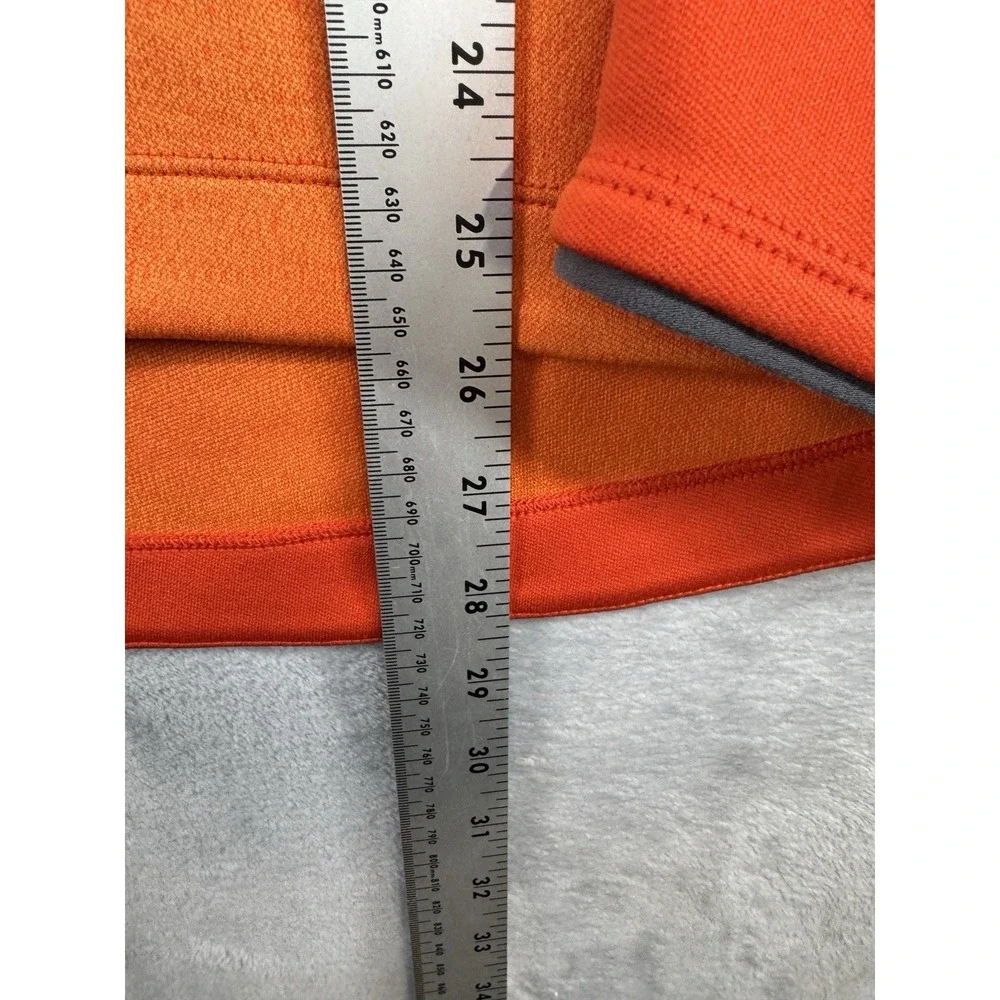 Nike Clemson Tigers Dri Fit 1/4 Zip LS Pullover Orange Team Issued Men's‎ Size S
